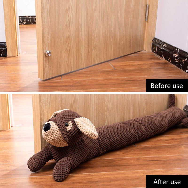 SWISSELITE 36 Inch Under Door Stopper, Animal Air Draft Stopper,