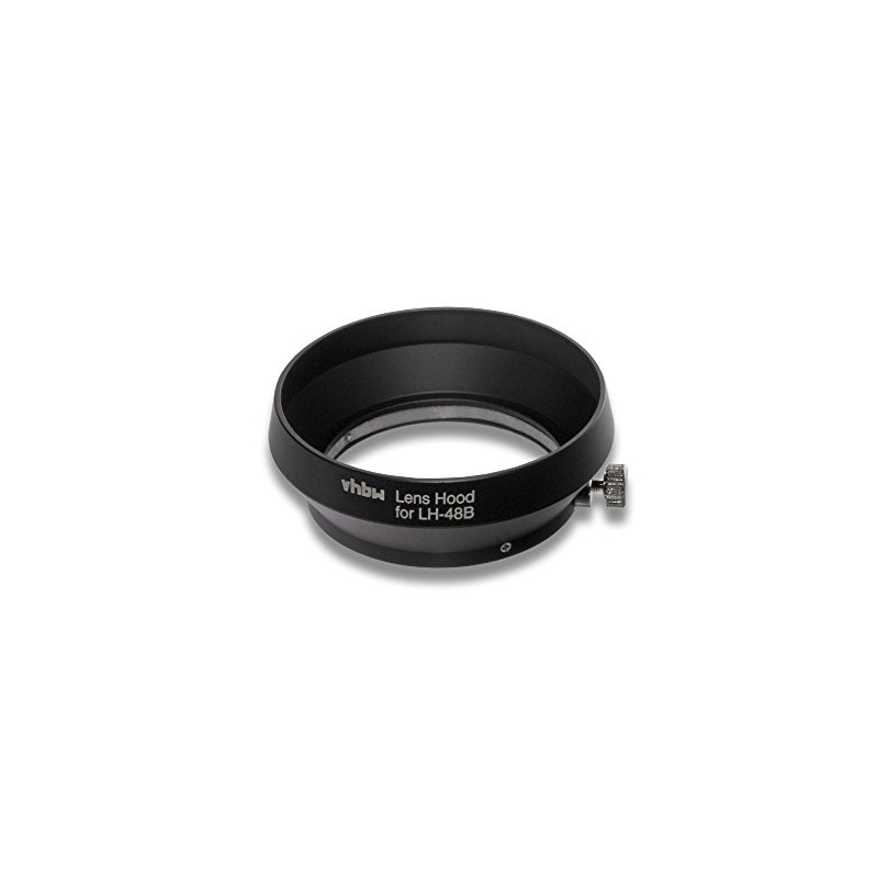 vhbw Lens Hood/Lens Shade black for Camera Olympus M.Zuiko Digital