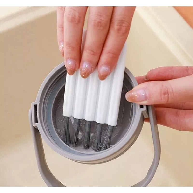TIKA 2 Pcs Bendable Bottle Cap Brush Cleaner Set -