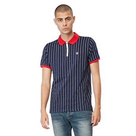 Fila Men's Bb1 Polo Peacoat/Chinese Red/Gardenia 3XL