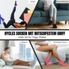 HYCLES Yoga Socks Women's Trainer Stopper Socks 4 Pairs Pilates