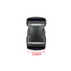 1X 38mm Plastic Side Quick Release Buckle Clip Cord Strap