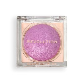 Revolution, Beam Bright Blush, Face Powder Blush, Easy to Blend & Buildable, Luminous Cheeks, Vegan & Cruelty Free, Lick of Lilac