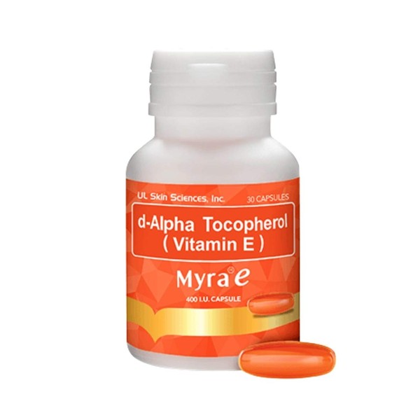 Myra E 400 IU Vitamin E d-Alpha Tocopherol (30caps) by