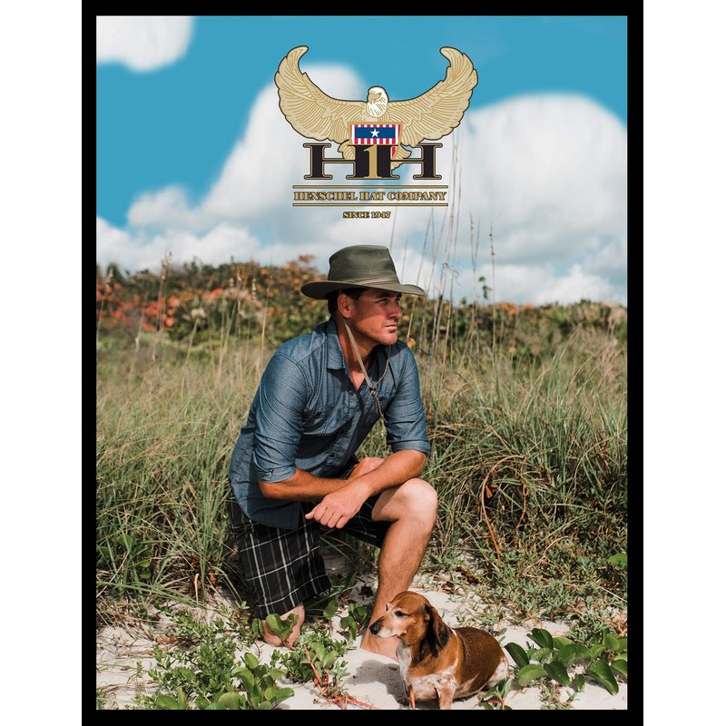 tbpersicwT Henschel Aussie Breezer Hat Made in USA, UPF50+, Packable,