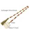 Hao Pro 41inch Length Wood Bead Garland with Tassels Simplicity
