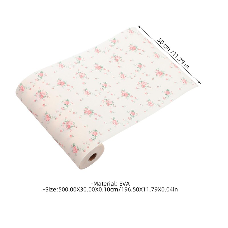 Kichvoe 1roll Kitchen Drawer Liner and Oil Decorative Cabinet Mat