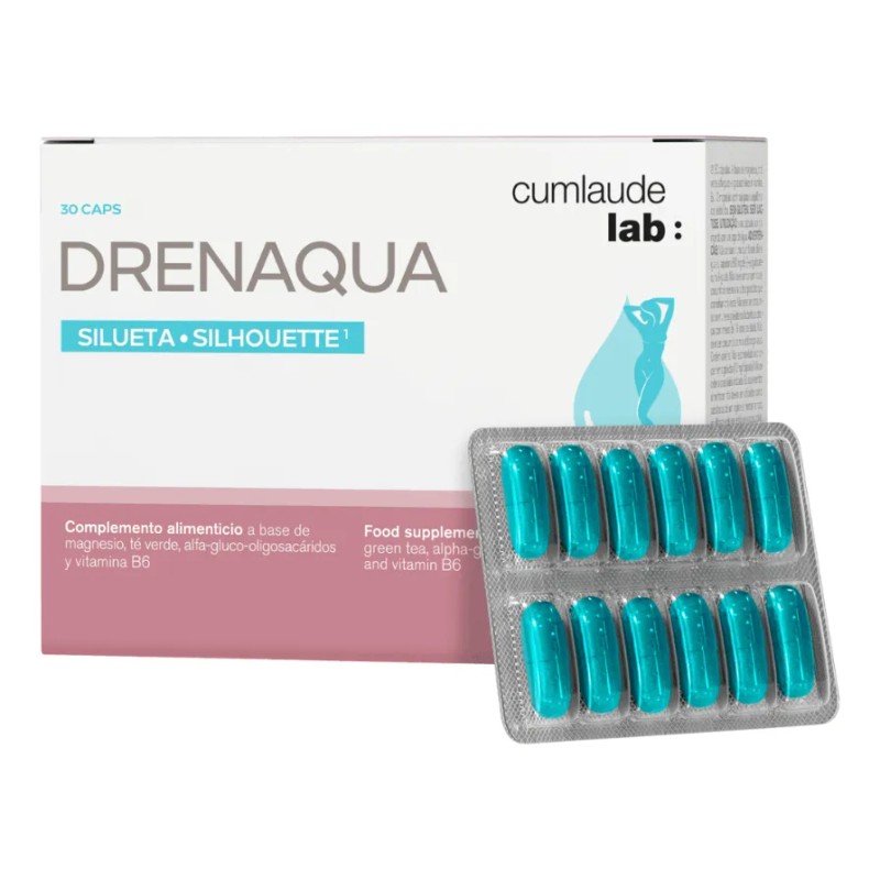 💧 *"DrenAqua Cumlaude Lab | Suplemento Drenante 30 Cápsulas |