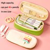 Oyachic Big Capacity Pencil Case Telescopic Pencil Pouch Zipper Pen