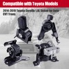 Engine Mount Motor Set 4PCS Compatible with Fits 2014-2019 Totoya