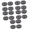 jojofuny 20pcs Carbon Fiber Speaker Spikes Pads for Audio Isolation