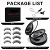 Magnetic Eyelashes Kit – 4 Pairs Reusable False Lashes with
