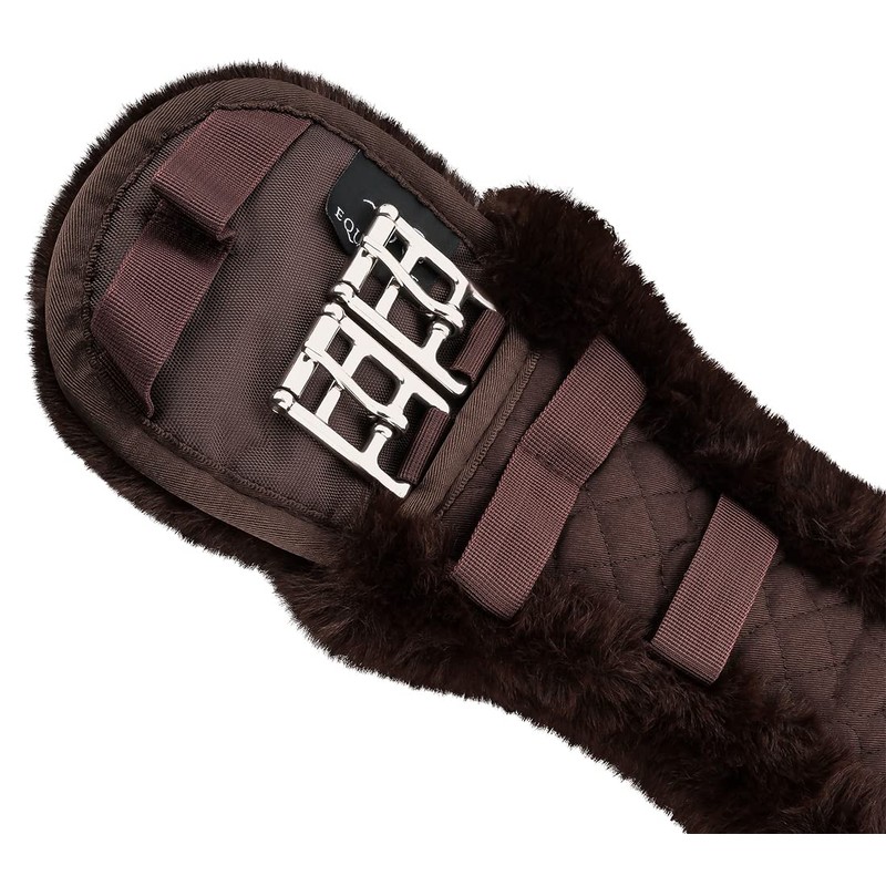 Equinate Luke Saddle Girth with Synthetic Lambskin - Anatomical Short