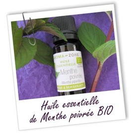 Organic Peppermint Essential Oil (Mentha piperita) (10ml) by NHR Organic Oils by NHR Organic Oils