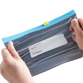 PARENCE. - Set of 20 Freezer Bags with Double Ultra Zip - Food Bags 20 Pieces - Dimensions 20 x 10 cm - Transparent and Durable