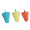 3PCS Hub Conical Polishing Sponge Buffing Foam Pad Wheel Care