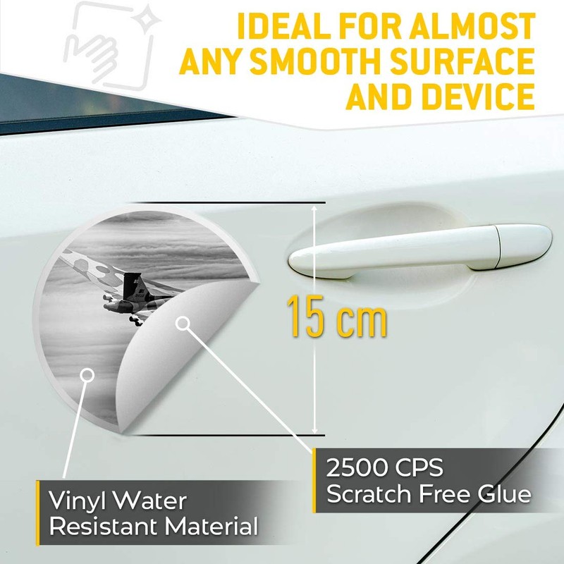 2 x 15cm Vinyl Stickers - Avro Vulcan B2 Bomber