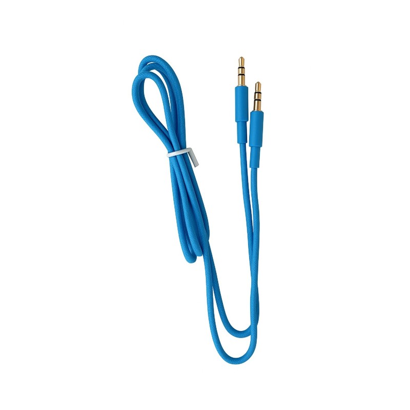 LockMingle Blue 1 Metre AUX Cable – Durable Braided 3.5mm