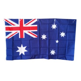 Australian Flag Souvenir! About 150 cm by 90 cm / 5’ x 3’ Polyester for Celebrating Australian Heritage