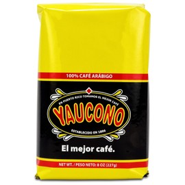 Yaucono Ground Coffee Bagged, 8 Ounce (Pack of 1)