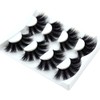 HBZGTLAD NEW 4 Pairs 3D Mink Hair False Eyelashes Criss-cross