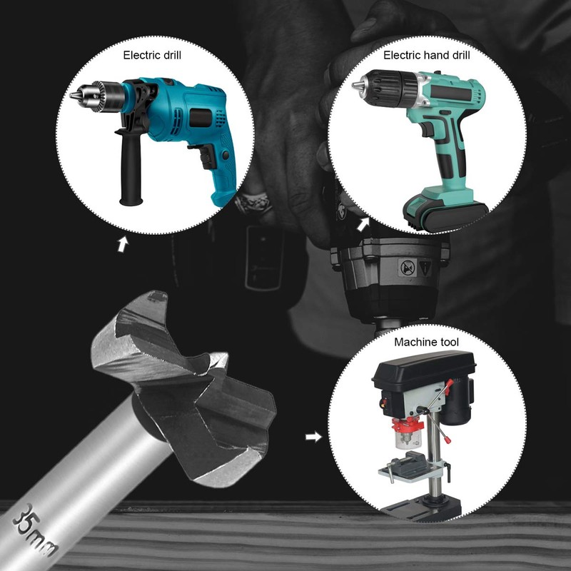 Flintronic dowel drill bits, wood drill bits, Forstner drill bits,
