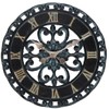 Lily's Home Hanging Verdigris Wall Dial Thermometer, Ideal for Indoor