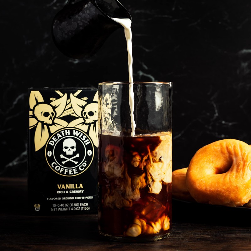 Death Wish Coffee, Single Serve Coffee Pods - Vanilla Pods