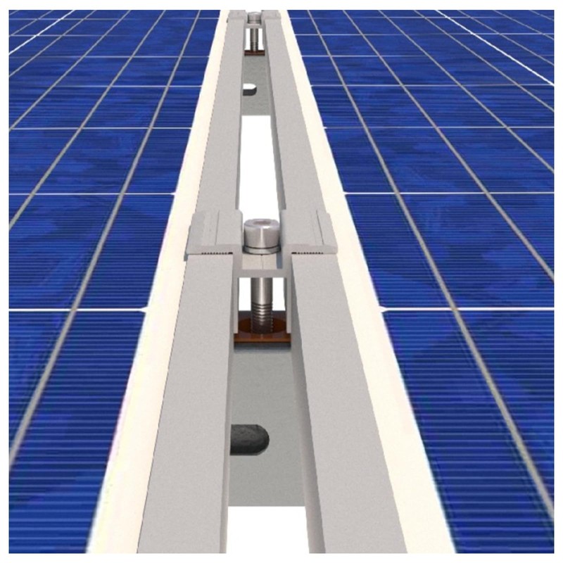 42 Pack Solar Panel Mid Clamps, Solar Panel Clamps Bulk,