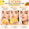 INSEEK Turmeric and Lemon Lip Scrub and Turmeric Lip Balm