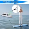SCCUP® 157 Inch Foam Water Pad Bungee Cord,Lily Pad Floating