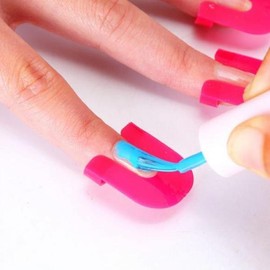 DIY Nail Tips, Manicure Application Guide, Protector Clips / 셀프 네일 팁 매니큐어 바르기 가이드 프로텍터 클립