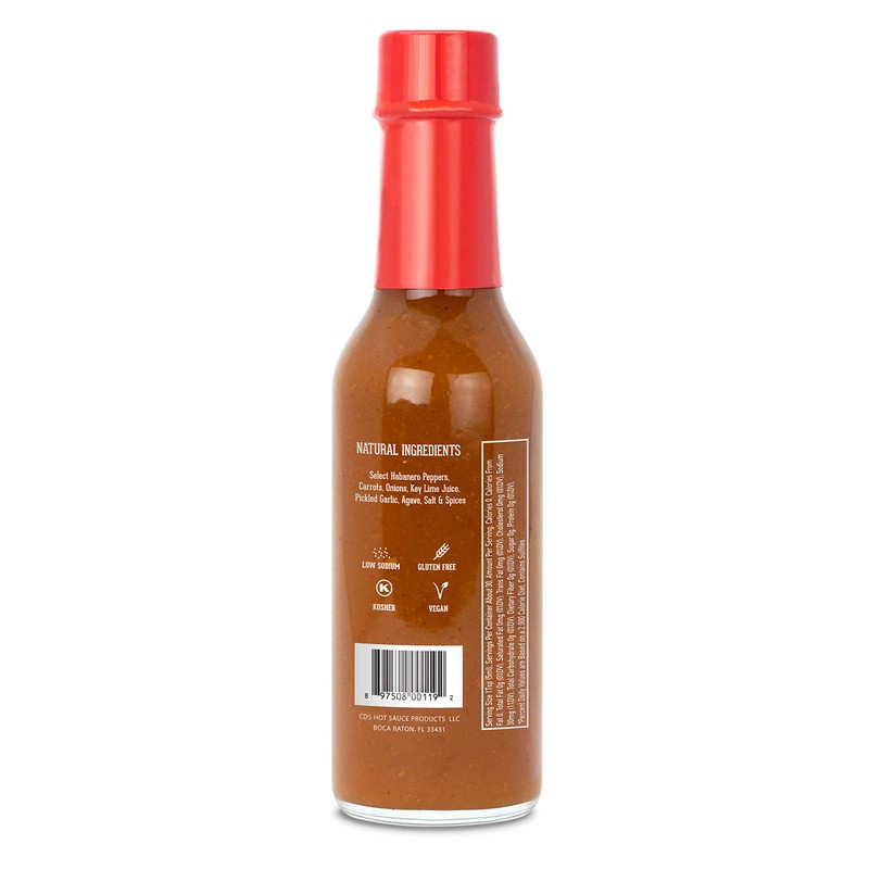 Tabañero Extra-Hot Hot Sauce, Gluten Free, 5oz. Bottle