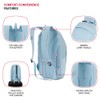 SwissGear 8117 Laptop Backpack, Light Blue, 17.75 Inches