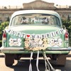 Tallew 4 Sets Just Married Car Decorations Ornate Magnets 12