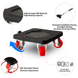 Heavy Duty Furniture Dolly Movers with 4 Wheels, Appliance Roller Easy Moving Sliders Tool Furniture Lifter for Sofa Couch Refrigerators Bed Universal Furniture Rolling Mover