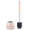 BOOMJOY Toilet Brush and Holder Set, Silicone Toilet Bowl Cleaner