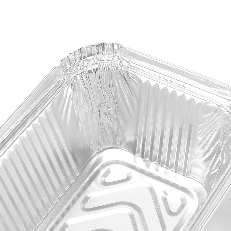 TAICHEUT 60 Pack 1.5 Lb Aluminum Loaf Pans, Silver Small
