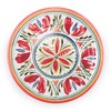 Purely Home Mediterranean - Outdoor/Camping/Picnic - Melamine/Plastic Round Serving Platter