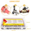 AKIHISA 420Pcs 20 sizes Single Ear Hose Clamps, 7-28.6mm 304