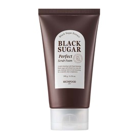Skinfood Black Sugar Perfect Scrub Foam 180g 1+1, Black Sugar Perfect Scrub Foam / 스킨푸드 블랙슈가 퍼펙트 스크럽폼 180g 1+1 , 블랙슈가 퍼펙트 스크럽 폼