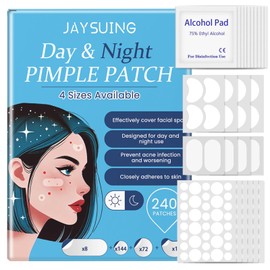 Large acne patches, pimple patch (4 sizes, 420 patches), pimple patches, acne patch for face and body, for whole face, forehead, chin, nose, body, back.