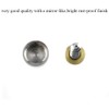 Hahiyo 10mm Diameter Mirror Screws Brushed Stainless Steel Solid Easy