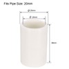 sourcing map 20mm Straight Metric PVC Pipe Fitting Coupling Adapter