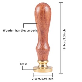 PH PandaHall Bee Wax Seal Stamp Vintage Retro Sealing Stamp for Embellishment of Envelopes, Christmas Party Invitation, Wine Packages, Xmas Gift Packing, New Year Thanksgiving Day Greeting Cards