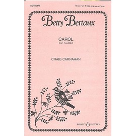 Carol: Toadlibet (Four Songs from The Wind in the Willows). children's choir (SSA) and piano. Partition de chœur.