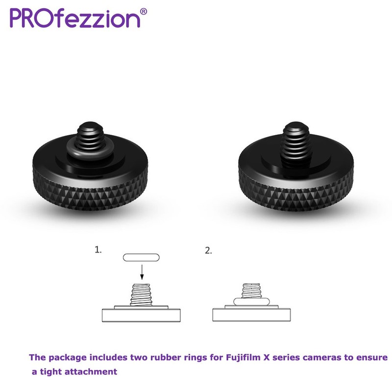 PROfezzion Deluxe & Sturdy Brass Soft Release Button with Microfiber