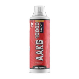 Prosport AAKG 10,000 Shot 500 ml Bottle with Vitamin B6, Amino Acids and Caffeine, Flavour: Multi Fruit