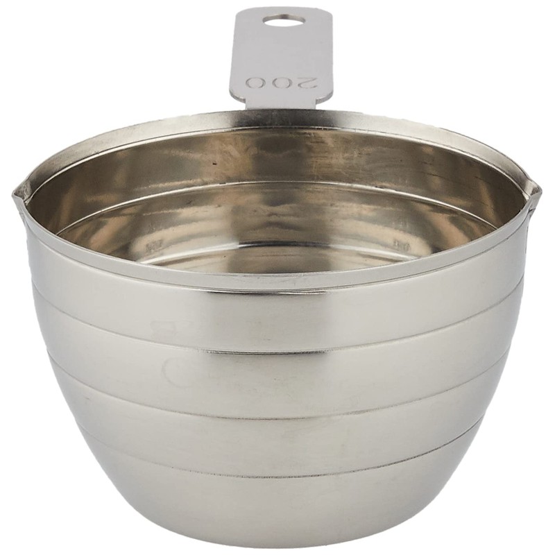 Pearl Metal CC-1129 Vegilive Measuring Cup, Silver, 7.8 fl oz