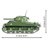 COBI Historical Collection World War II M4A3 Sherman Tank, Large